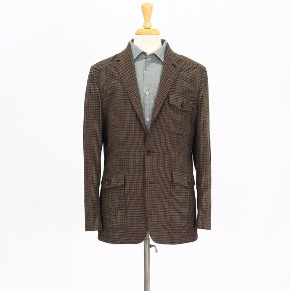 Tasso Elba 40R Brown HT 3-Button Sport Coat Blazer Jacket T219 - Picture 1 of 11